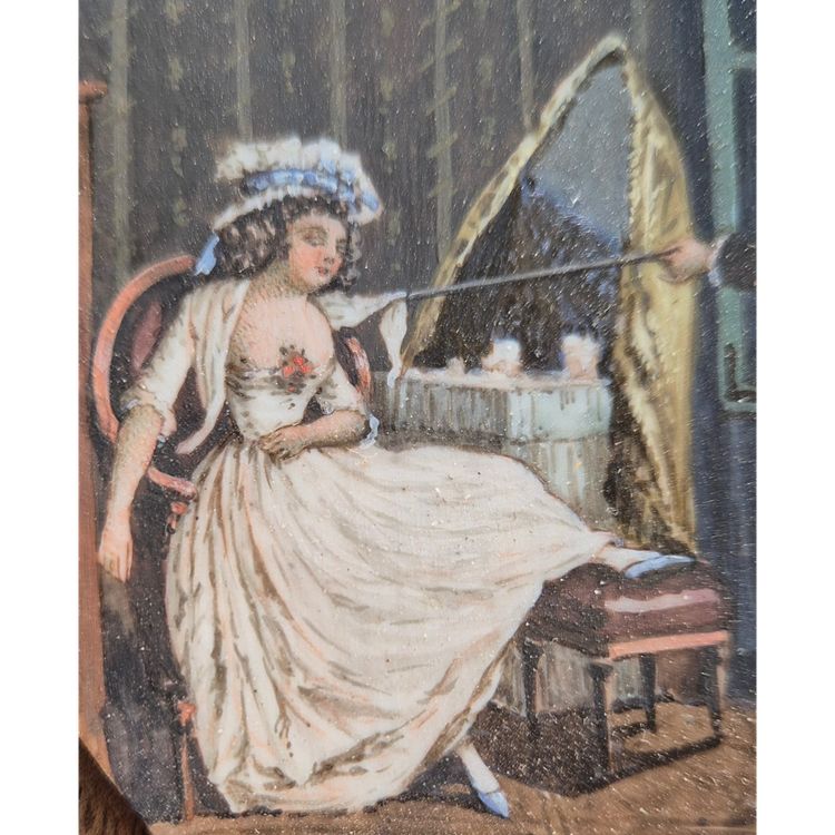 Grivoise miniature signed BEAUVARLET