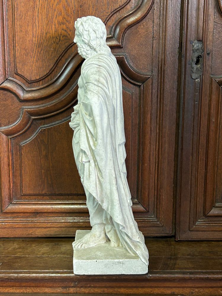 Jupiter - Plaster Sculpture After Anguier Michel (1630-1720) Early 20th Century
