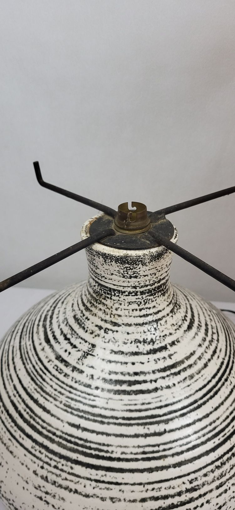 Lampada in ceramica Accolay 1970