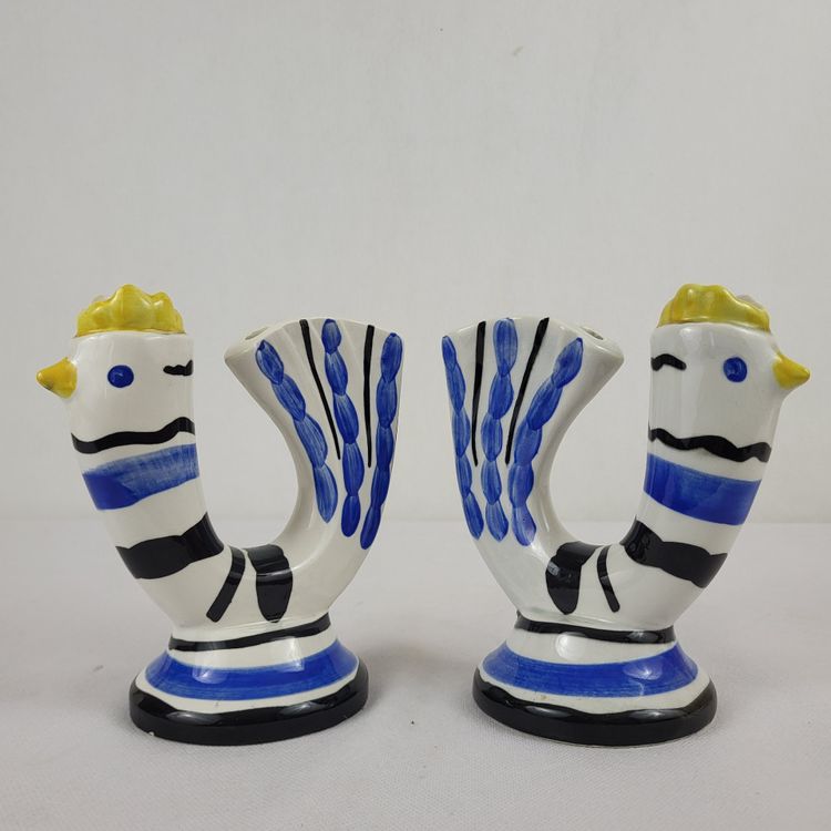Pair of flower vases , Revernay, 1950's