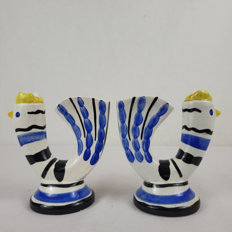 Pair of flower vases , Revernay, 1950's