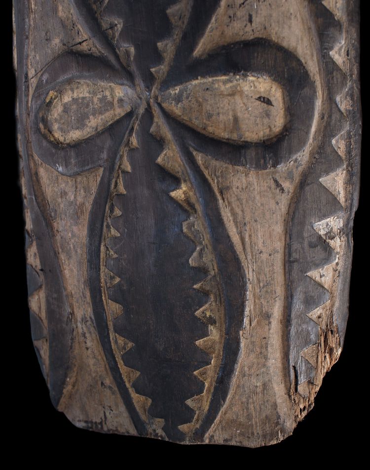 Votive board, tribal art, oceanic art, Papua New Guinea, Oceania, sculpture