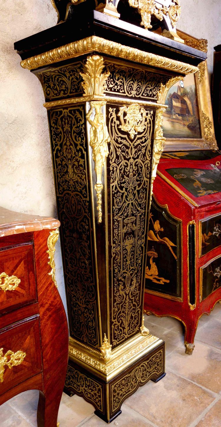 Wichtiges Kartell auf Scheide in Boulle-Marketerie: Minerva Beschützerin der Künste, von Thuret
