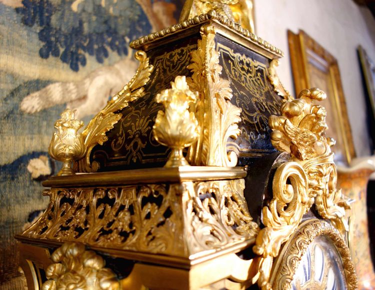 Wichtiges Kartell auf Scheide in Boulle-Marketerie: Minerva Beschützerin der Künste, von Thuret