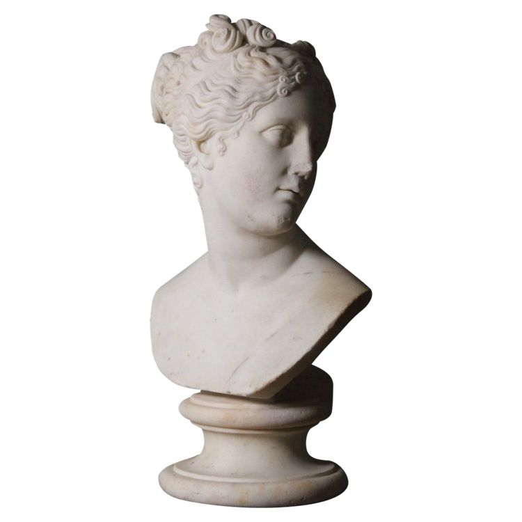Venere italica, busto in marmo di Casanova, 1850 circa.