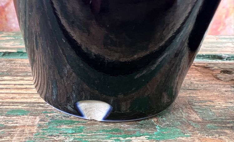 Coppia di vasi in porcellana - Manufacture de Sèvres - Blu intenso - Fine XIX/inizio XX secolo