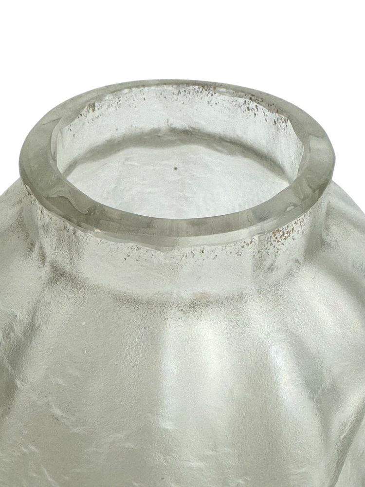 Montjoye - Legras Vase Triboulet mit Alpenveilchen-Dekor