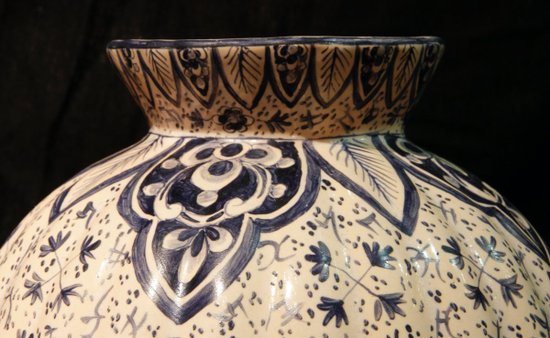Clamecy Vase aus Steingut / Keramik, 19. Jahrhundert