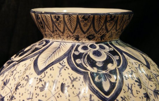 Clamecy Vase aus Steingut / Keramik, 19. Jahrhundert