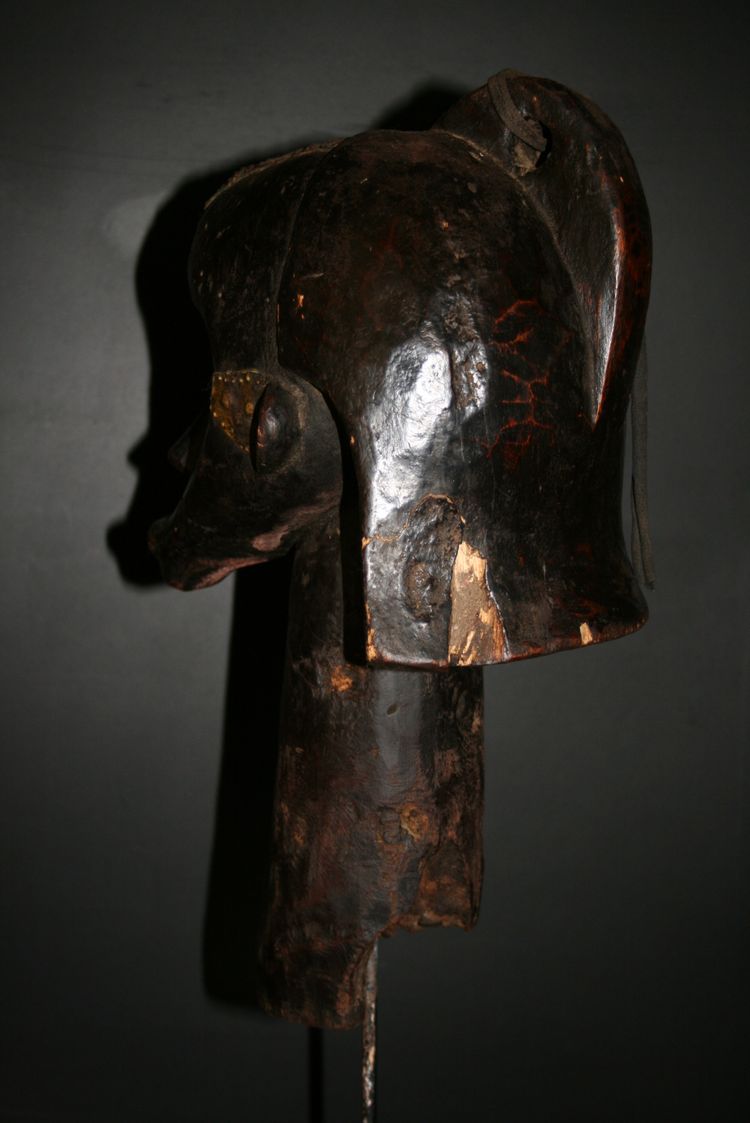 Kopf eines Fang-Reliquienschreins aus Gabun.
