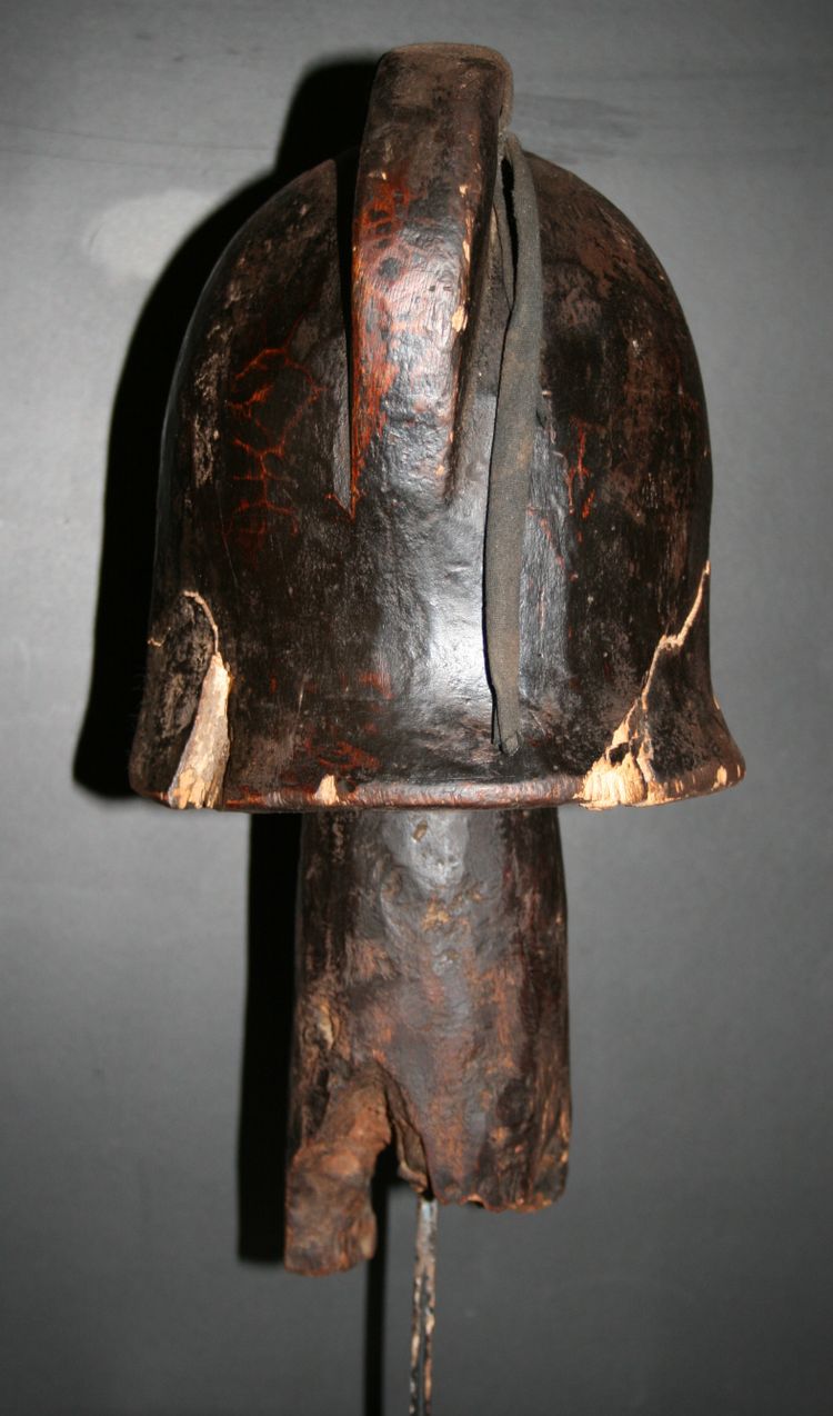 Kopf eines Fang-Reliquienschreins aus Gabun.