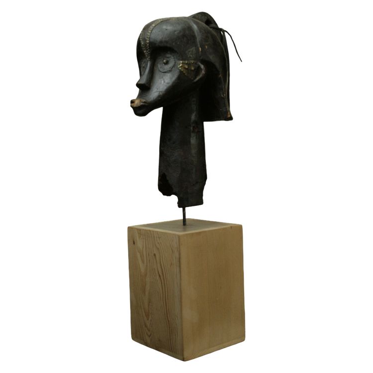 Fang reliquary head from Gabon.