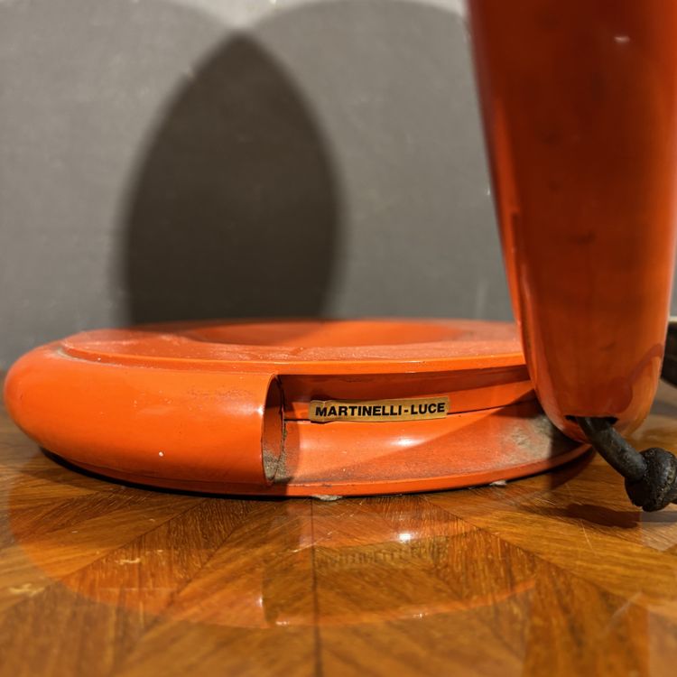 Iconic "Serpente" table lamp by Martinelli Luce from the 70s