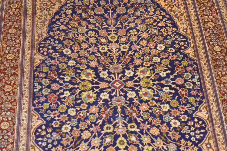 Hereke Turkish rug - Antique - 100% Silk