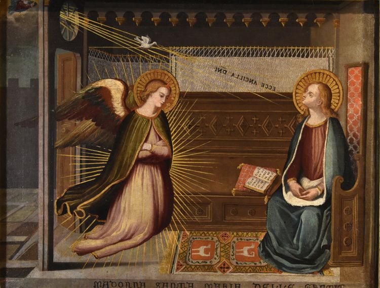 Die Verkündigung, Alessandro Allori (Florenz, 1535 - Florenz, 1607) Follower Von