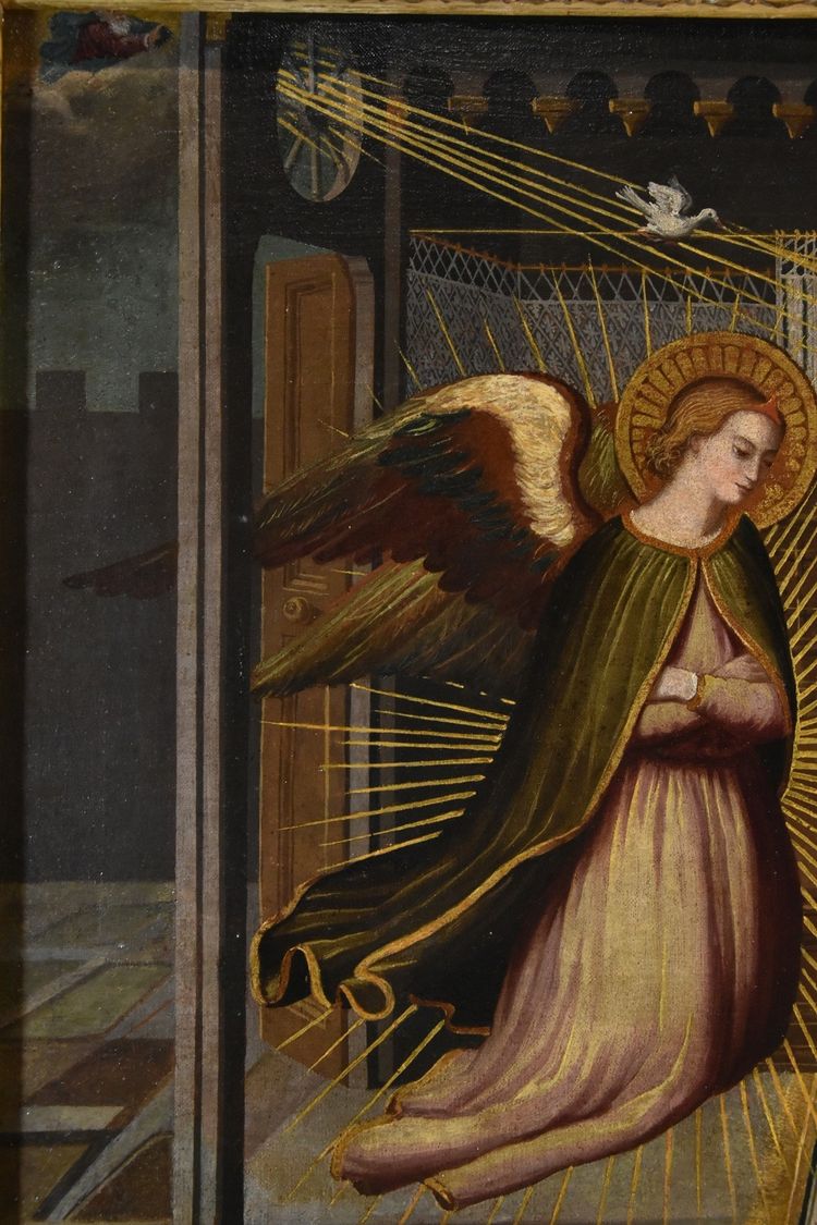 Die Verkündigung, Alessandro Allori (Florenz, 1535 - Florenz, 1607) Follower Von