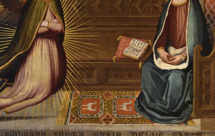 Die Verkündigung, Alessandro Allori (Florenz, 1535 - Florenz, 1607) Follower Von