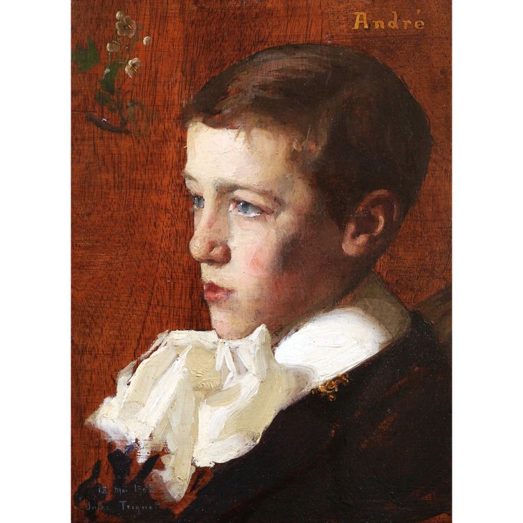 Jules Octave TRIQUET, Porträt eines Jungen (André)