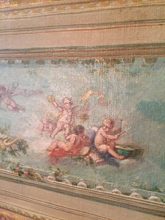 Studio a soffitto, olio su tela, XIX secolo