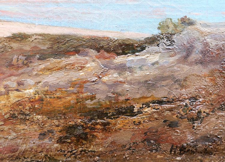 Henri-Arthur BONNEFOY, Landscape in the Bay of Cannes
