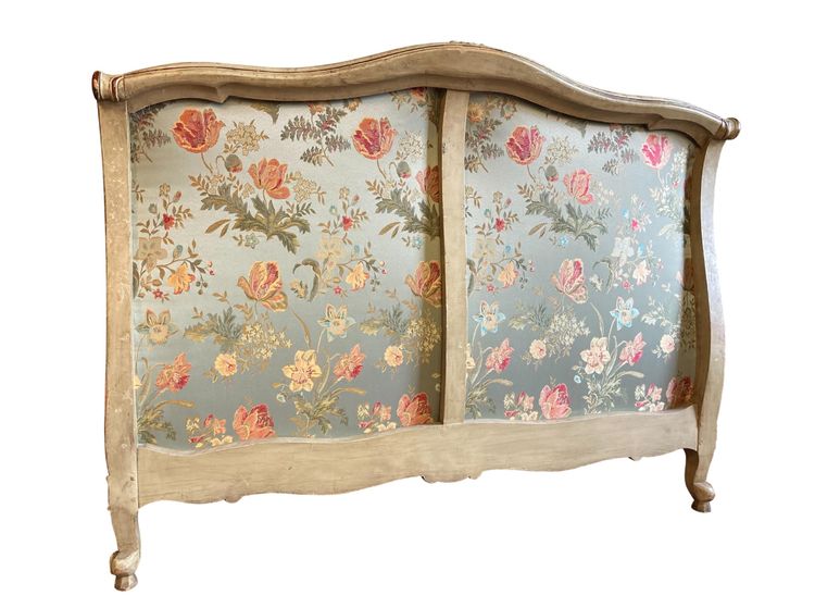 Letto matrimoniale in seta Luigi XV