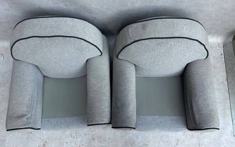 Pair of children's club chairs