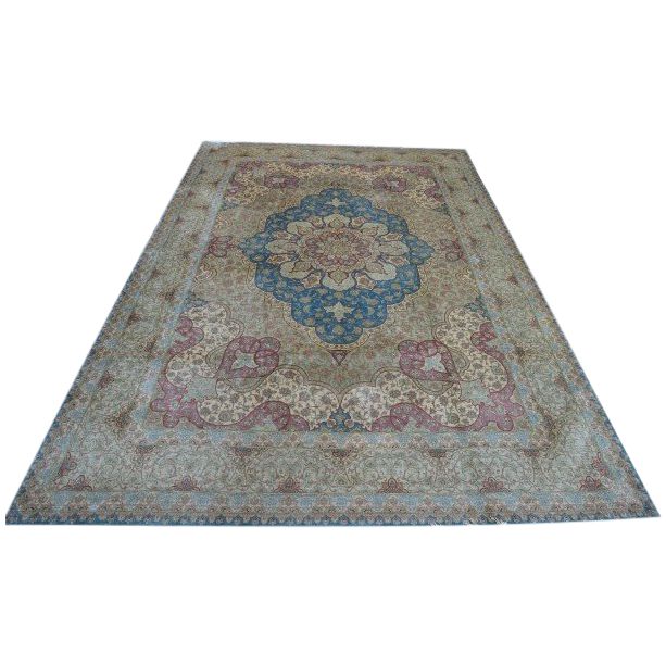 Tappeto Ghom (Iran) - Seta antica - 297 x 193 cm