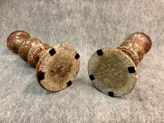 Vases en marbre, XIXe siècle