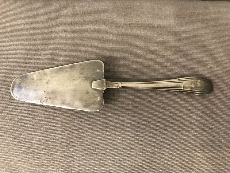 Silver-plated cake server circa 1930