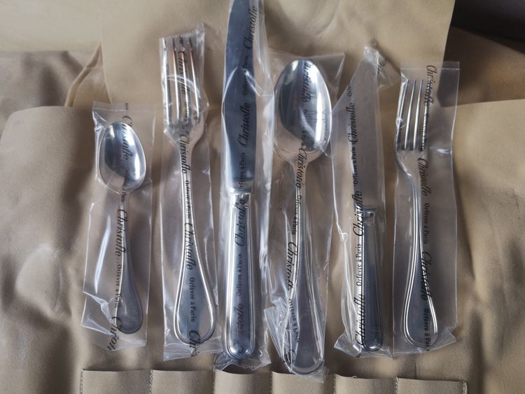 Christofle silver-plated metal ALBI crockery set