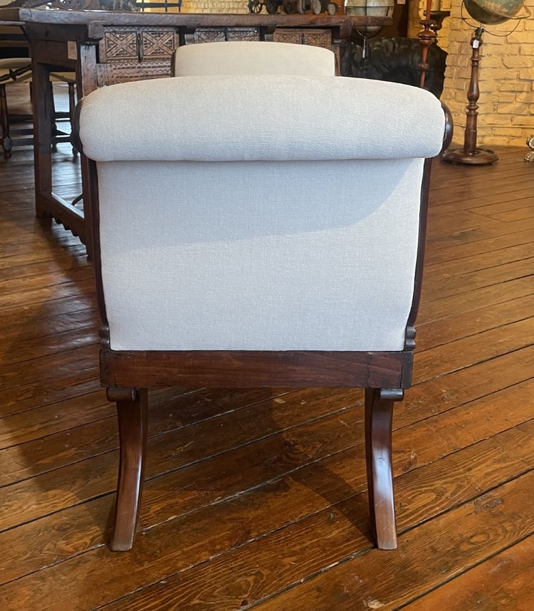 Regency Period Mahogany Bench Circa 1820