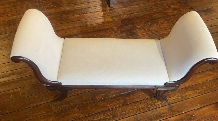 Regency Period Mahogany Bench Circa 1820