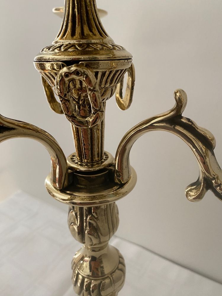 Paire de candélabre fin XIX ème