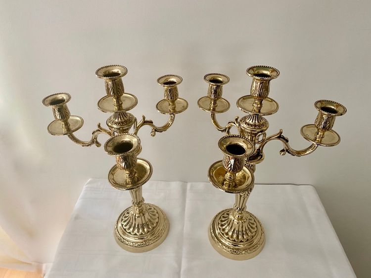 Paire de candélabre fin XIX ème