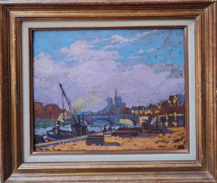 Henri Pierre Lejeune (1881-1961), View Of Notre-dame De Paris