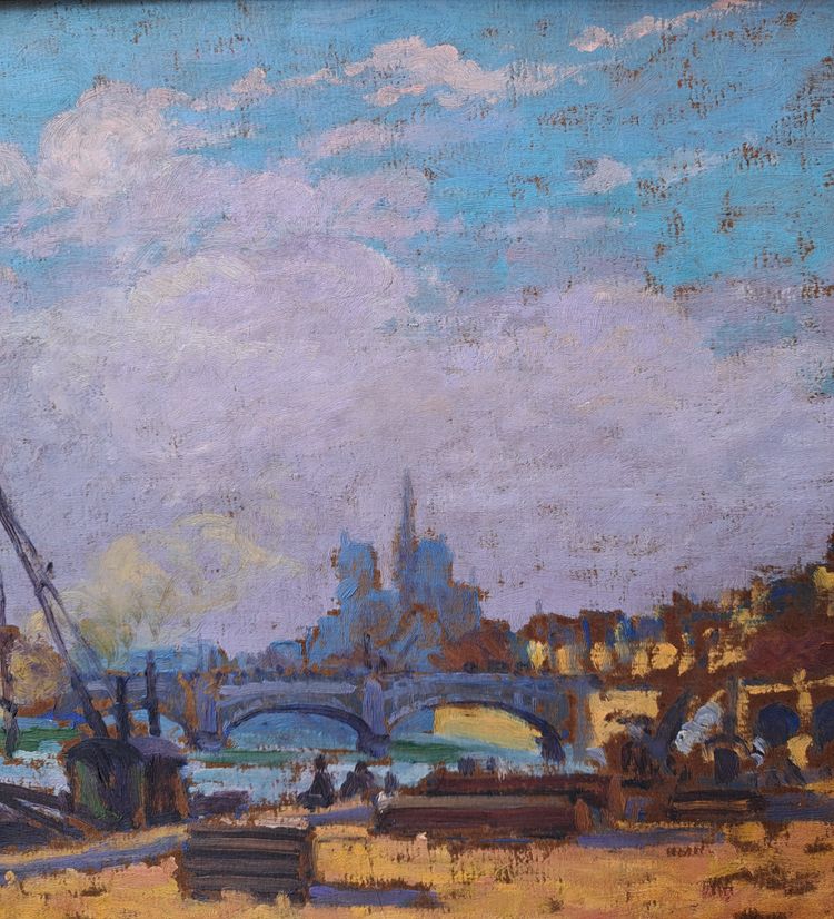 Henri Pierre Lejeune (1881-1961), View Of Notre-dame De Paris