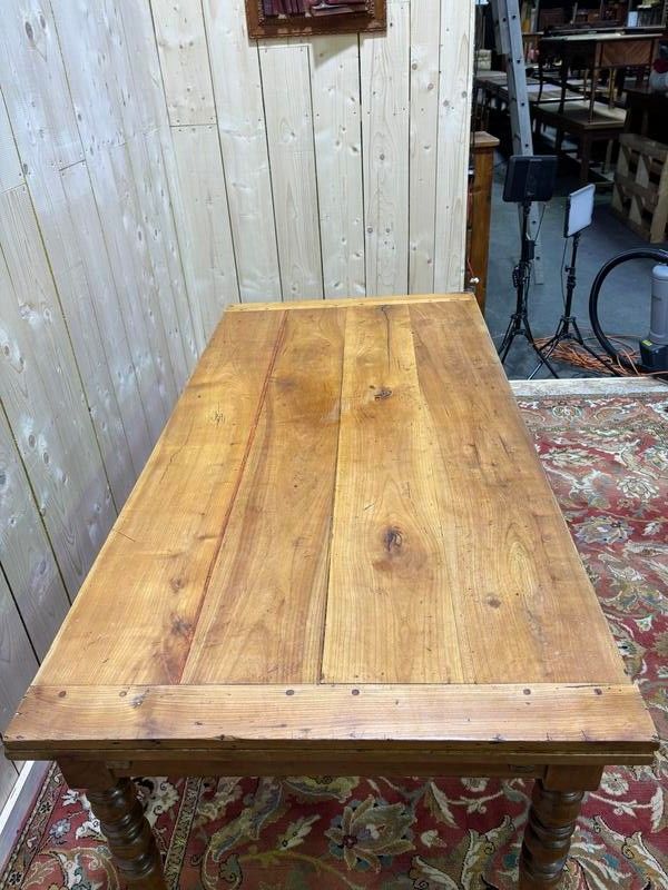 Dining table with breadboard 10 people in Louis Philippe style