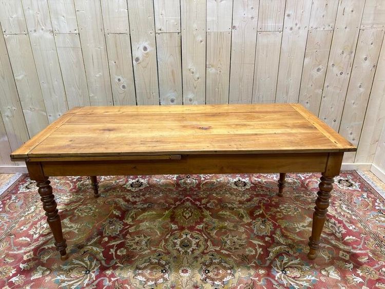 Dining table with breadboard 10 people in Louis Philippe style