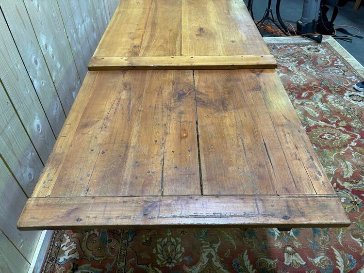Dining table with breadboard 10 people in Louis Philippe style