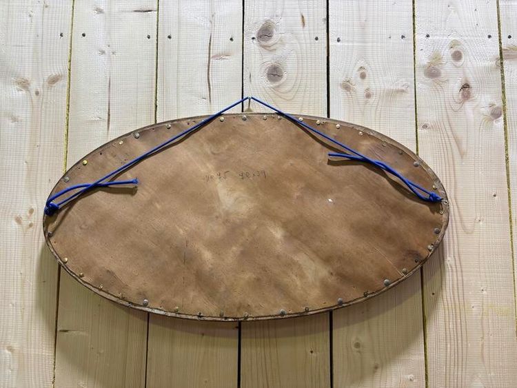 Oval Mirror Art Deco
