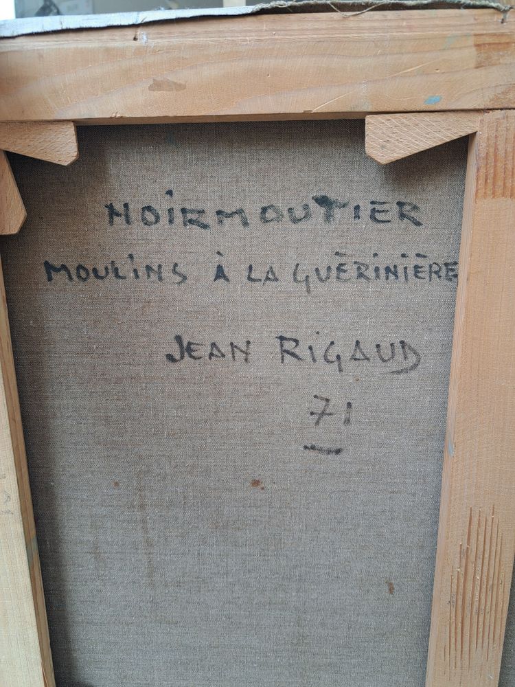 Jean Rigaud (1912-1999) - Noirmoutier Mill at La Guèrinière
