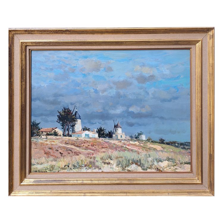 Jean Rigaud (1912-1999) - Noirmoutier Mill at La Guèrinière