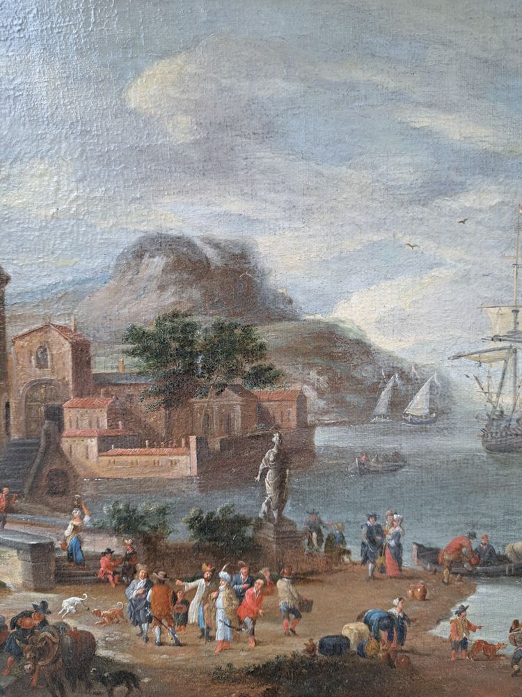 Pieter Bout (1658-1719) et Mathys SCHOEVAERDTS (1663-c.1703), Attribué à - Le commerce
