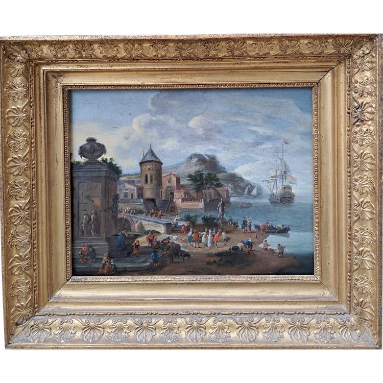 Pieter Bout (1658-1719) et Mathys SCHOEVAERDTS (1663-c.1703), Attribué à - Le commerce