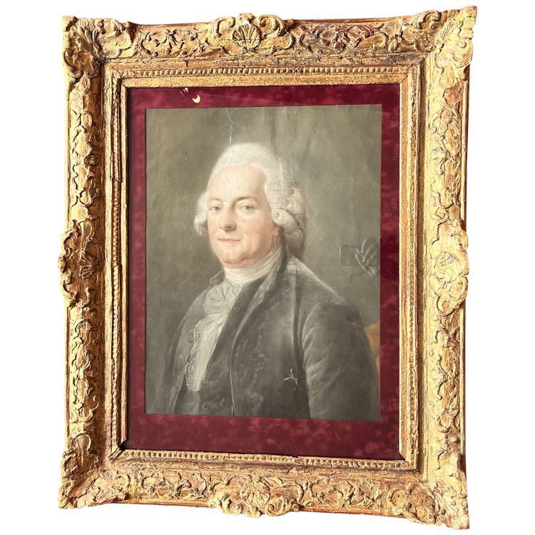 Mann von Stand, Pastell aus der Zeit Ludwigs XVI.