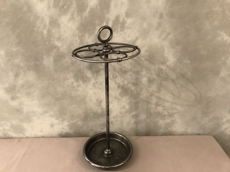 Porte parapluies ancien en fonte poli d'époque fin 19 ème 