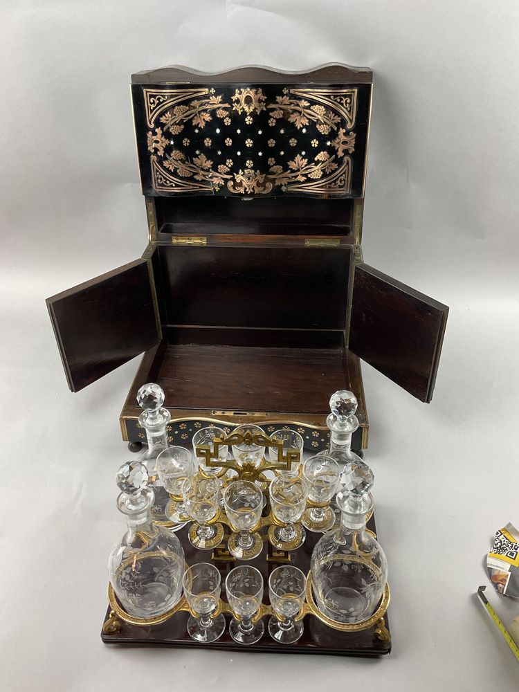 Napoleon III-style liqueur cellar