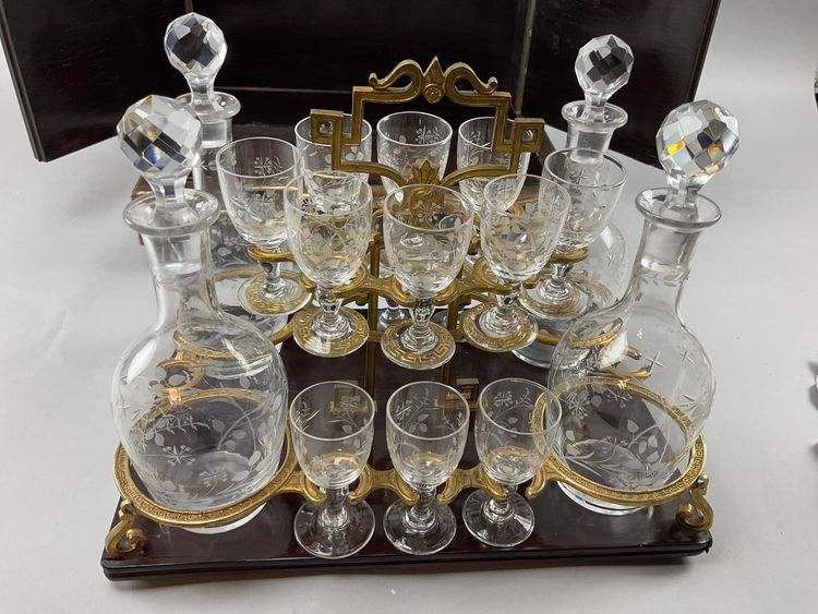 Napoleon III-style liqueur cellar