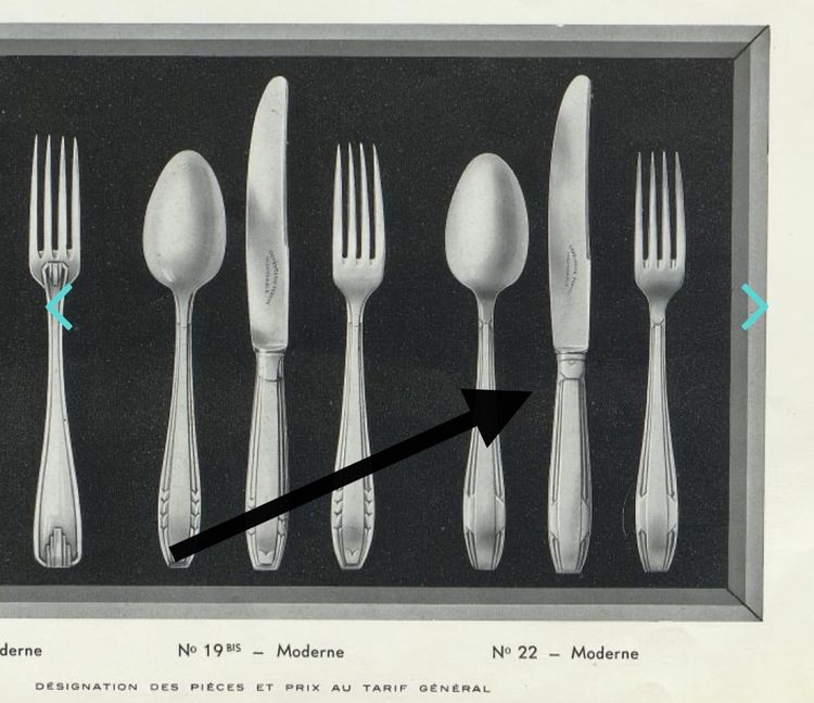 Ménagère (12prs) - Art Deco - Perrin Paris - France - XX ème