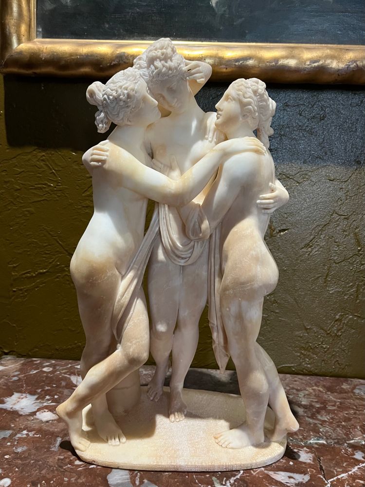 Scultura - Tre Grazie - Alabastro - Canovas - Italia - XIX sec.